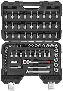 Steckschlusseleinsatze 6-seitig 3/8 Flanke & Torx Kombinationssatz 68-teilig