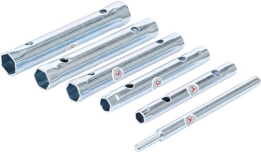 Rohrsteckschlussel-Satz SW 8 x 9 - 16 x 17 mm 6-tlg