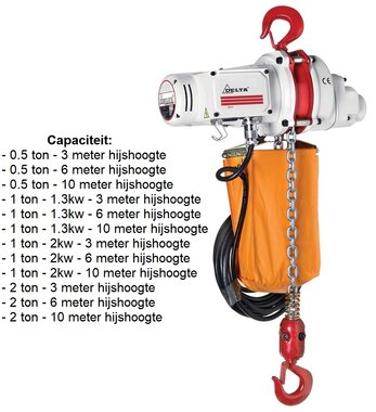 Elektrokettenzug 230V einfache Geschwindigkeit