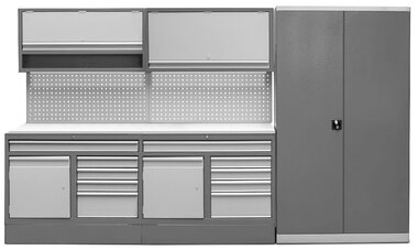 Werkstattmobel 3,3m mit Schrank