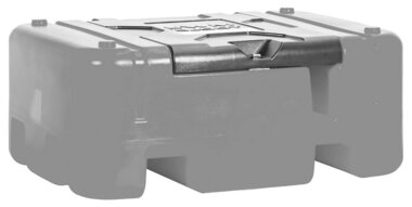 Tank Diesel rot PE 210 Liter, Pumpe 12V