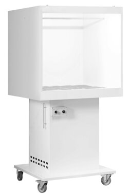 Mobile Spritzkabine mit 230V-Absaugung