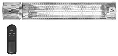 Infrarotheizung 2000 W mit Goldlampe