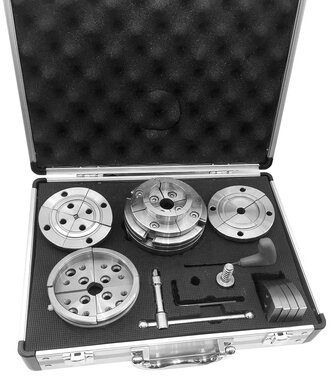 Professionelles Holzspannfutter Set 4 Backen Durchmesser 95 mm M33x3.5