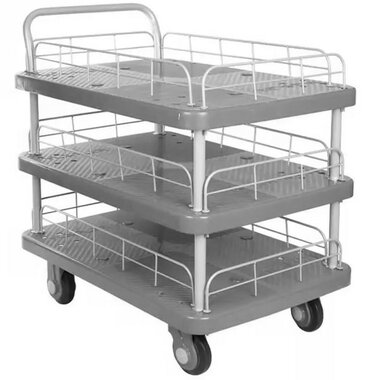 Plattformwagen 300kg 3 Ladefacher