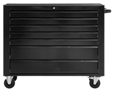 Werkzeugwagen schwarz 7 Schubladen