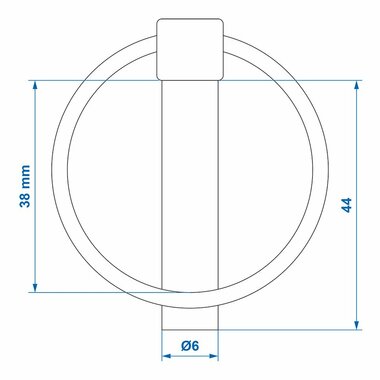 Splintstift 6mm mit Ring