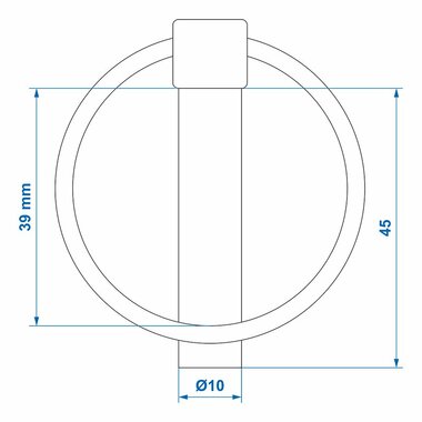 Splintstift 10mm mit Ring