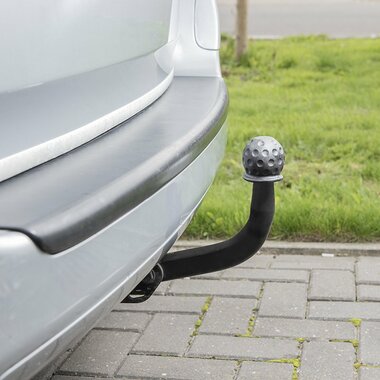 Anhangerkupplungskappe Golfball schwarz