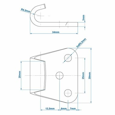 Gegenstuck zum Spannschloss SPP Z-11A