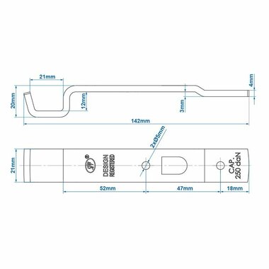 Gegenstuck zum Spannschloss SPP Z-05A
