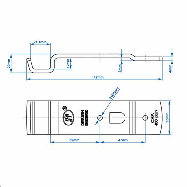 Gegenstuck zum Spannschloss SPP Z-02A
