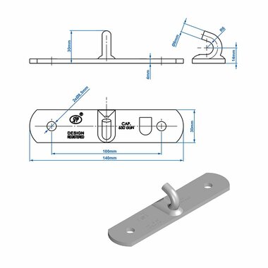 Gegenstuck zum Spannverschluss SPP Z-03