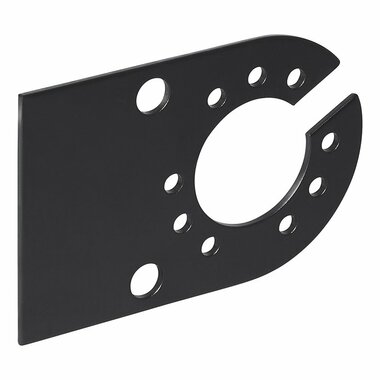 Steckdosenleistenhalter aus Metall 12x8cm