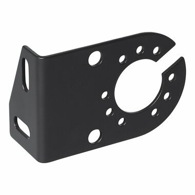 Metall-Steckdosenhalter abgewinkelt 8 x 5 cm
