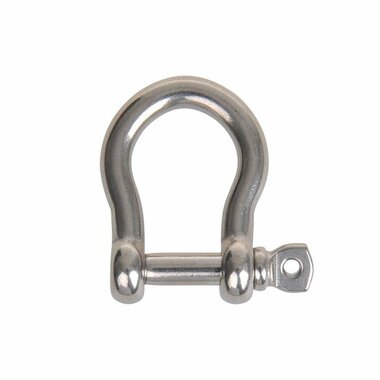 Kurzer Harfenverschluss 8mm  A4 Edelstahl AISI 316  3.500 daN