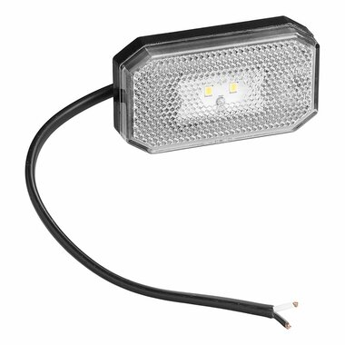 Begrenzungsleuchte 12 24V weiß 80 x 44 mm LED