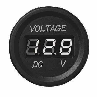 Voltmeter digital eingebaut 6-30V