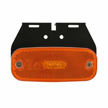 Seitenmarkierungsleuchte 10-30V orange 110x45mm LED mit Halter