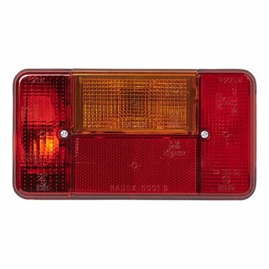 Rucklicht 5 Funktionen 194x104mm links