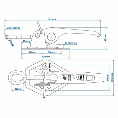 SPP ZB-03A Kniehebelspanner