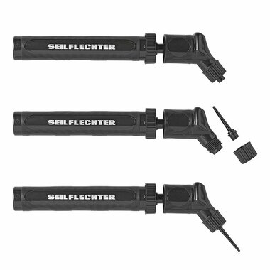 Kotflugelpumpe Kunststoff schwarz mit Adapter