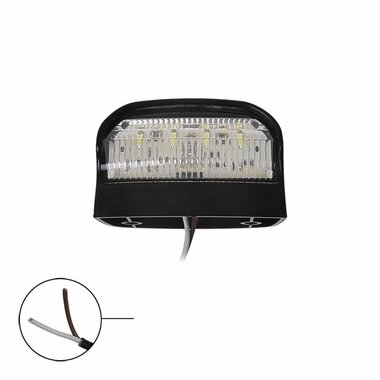 Kennzeichenleuchte 12 24V 70x42mm LED
