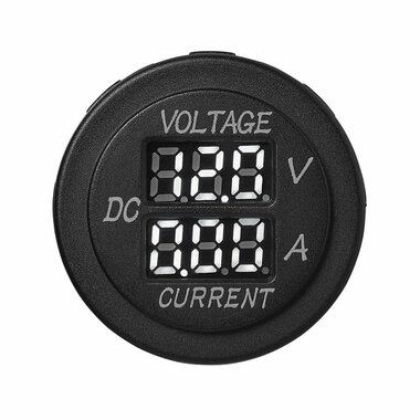 Volt-Amperemeter digital 6-30V 0-10A