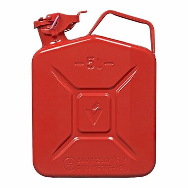 Kanister 5L Metall rot UN-TuV GS gepruft