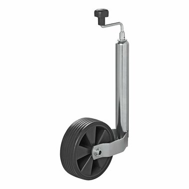 Bugrad 48mm Kunststofffelge mit Gummireifen 220x70mm