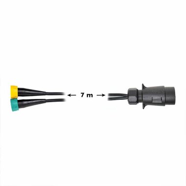 Kabelsatz 7M mit 7-poligem Stecker und 2x 5-poligem Stecker