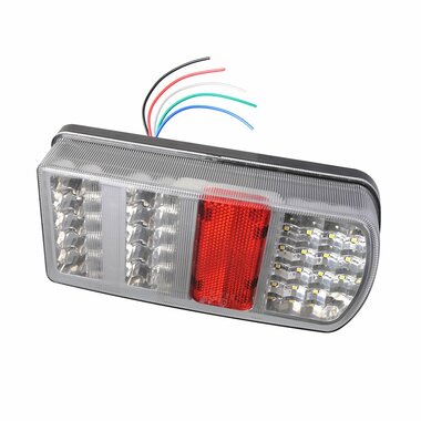 Rucklicht 5 Funktionen 225x105mm 43LED rechts