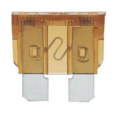 Standardmaßige 7 5-A-Sicherungen mit brauner Flachsteckhulse
