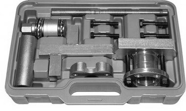 Kurbelwellenriemenscheibe ausbauen einbauen abzieher Jaguar Land Rover 3.0 V6, 5.0 V8