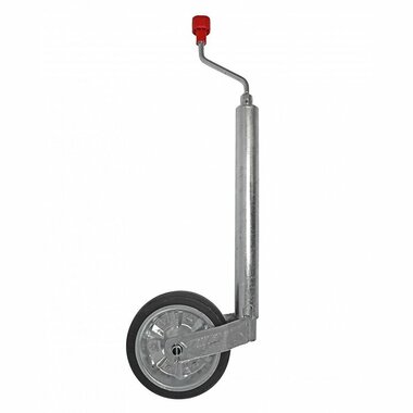 Stutzrad Plus Durchmesser 48 mm, Vollgummirad 200 x 50 mm, 300 kg