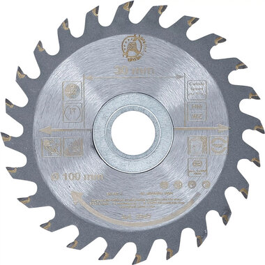 Hartmetall-Kreissageblatt durchmesser 100 x 30 x 2,1 mm 24 Zahne
