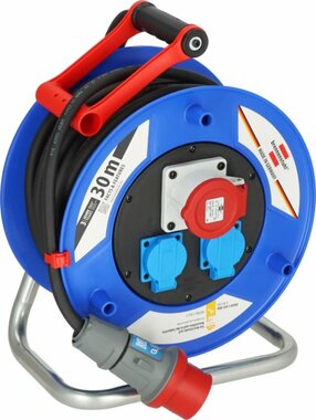Garant CEE 1 IP44 Industrie Baustellen-Kabeltrommel 30m H07RN-F 5G2,5