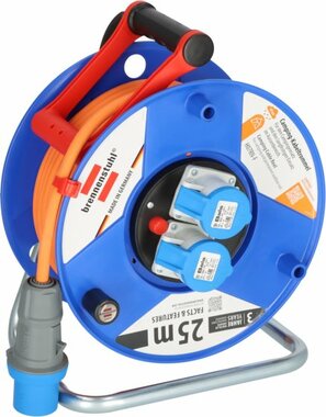 Garant CEE 2 IP44 Camping- Maritimkabeltrommel 25m H07RN-F 3G2,5