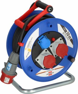 Garant CEE IP44 Industrie Baustellen-Kabeltrommel 30m H07RN-F 5G2,5