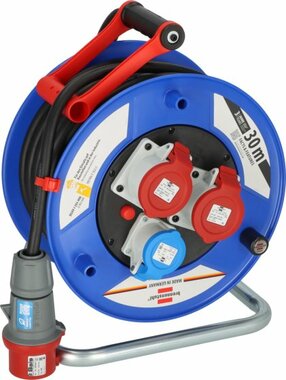 Garant CEE 3 IP44 Industrie Baustellen-Kabeltrommel 30m H07RN-F 5G2,5