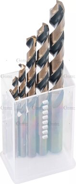Spiralbohrer-Set Kernlochgroßen 7-teilig HSS-G bruniert 2,5-10,2 mm
