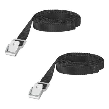 Metallschnallen-Bindegurte 1 8-150 cm - 2er-Set
