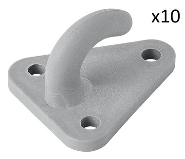 Seilhaken Kunststoff 45x39mm x10 Stuck