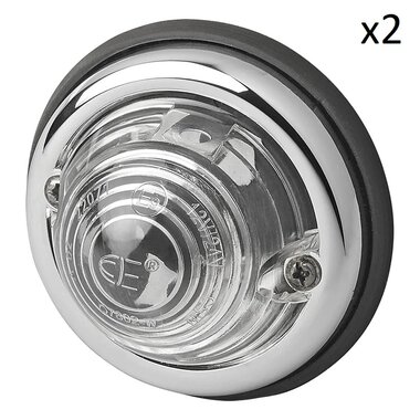 Begrenzungsleuchte weiß 70mm PM x2 Stuck