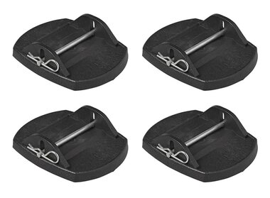 Stabilisierungsfuße mit Metallstift - 4er Set