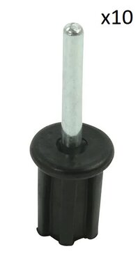 Obere Kappe 22mm mit Stift x10 stuks