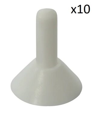 Regenschutz fur Zeltstange x10 stuks