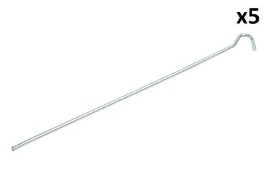 Zelthering 30cm Metall mit offener ose x5 stuck