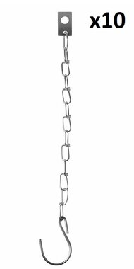 Metall-Sicherheitskette 24cm x10 stuck