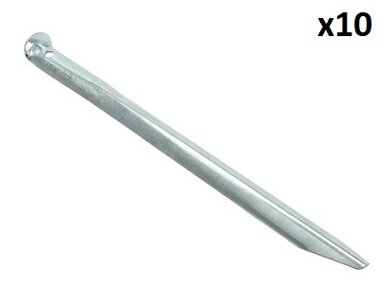 Zelthering 30cm Metall halbrund x10 stuck